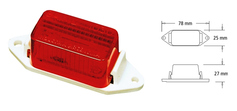1030.R - FARO UNIVERSAL ROJO